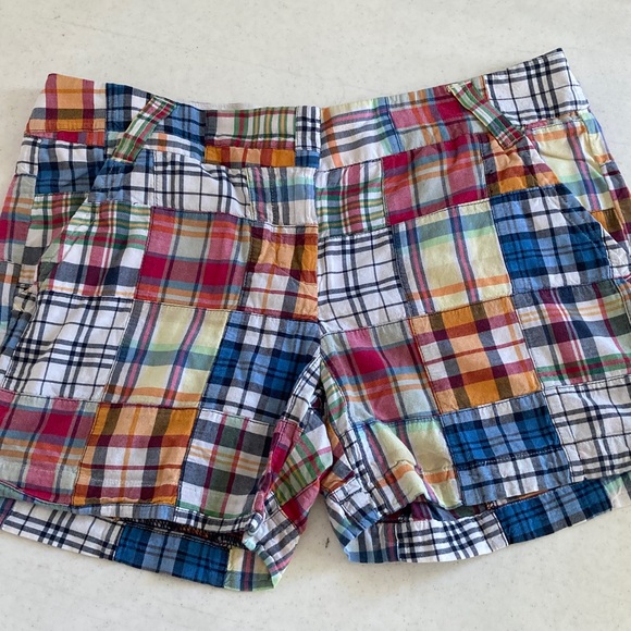 J. Crew Pants - J. Crew Madras Patchwork Shorts